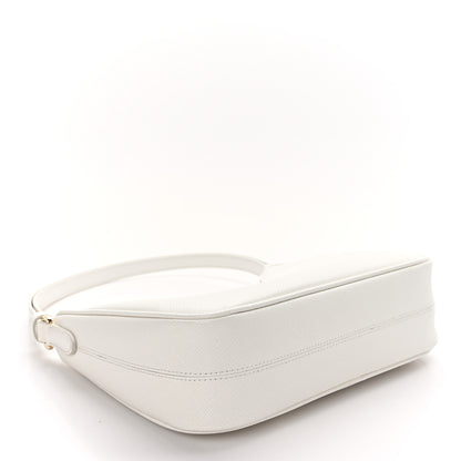 Prada Saffiano Lux Mini Re-Edition Shoulder Bag White 4 of 8