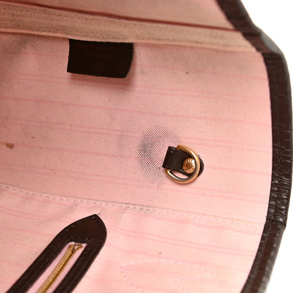 Louis Vuitton Damier Ebene Neo Neverfull MM Rose Ballerine 16 of 31