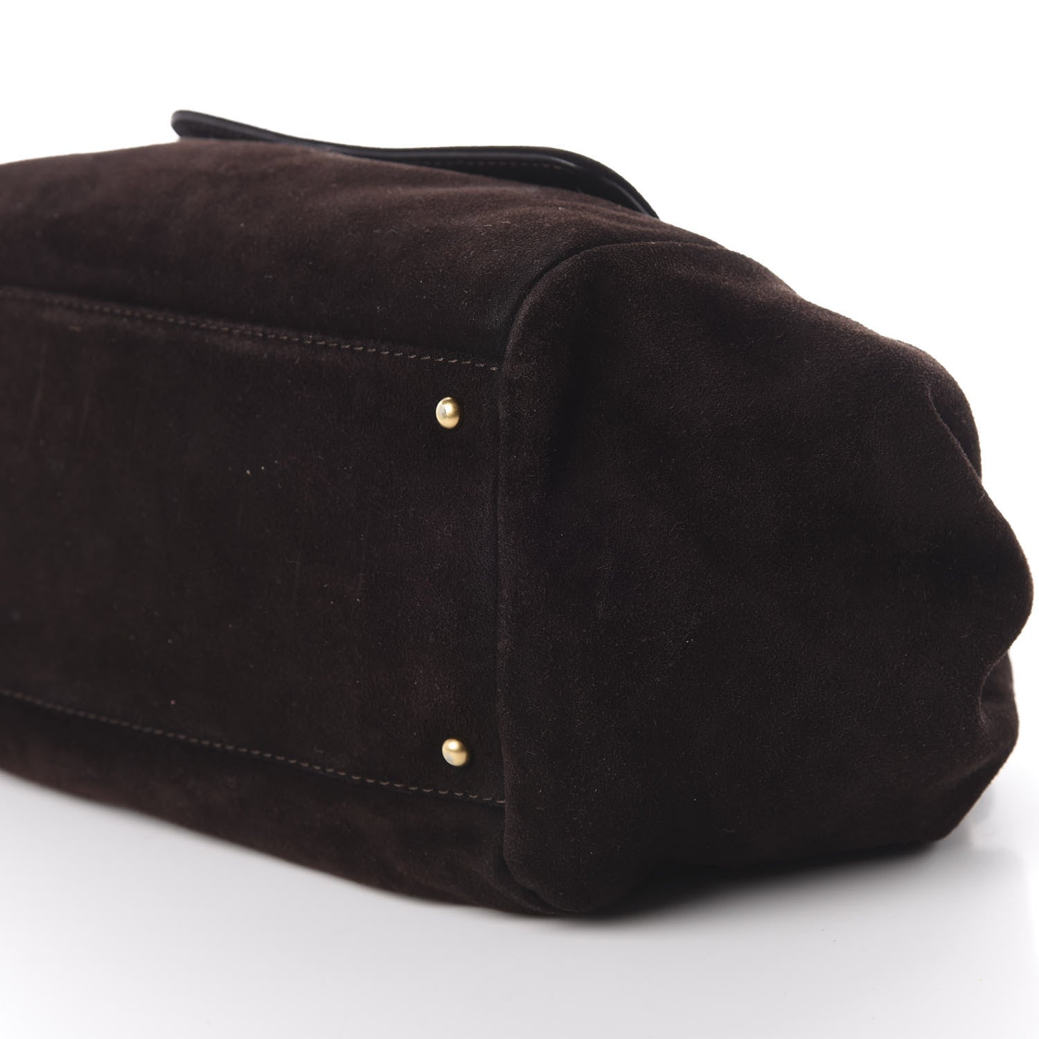 Chanel Suede Accordion Flap Brown 7 of 11