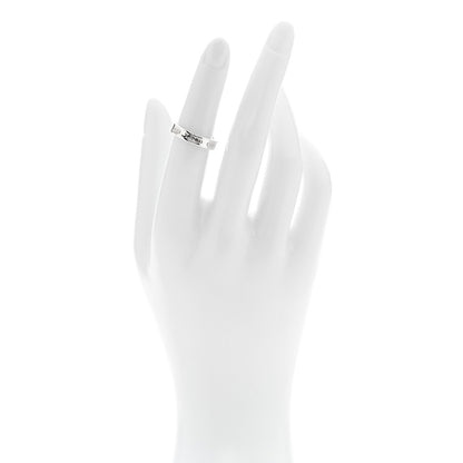 Tiffany Sterling Silver Narrow 1837 Band Ring 49 5 2 of 4