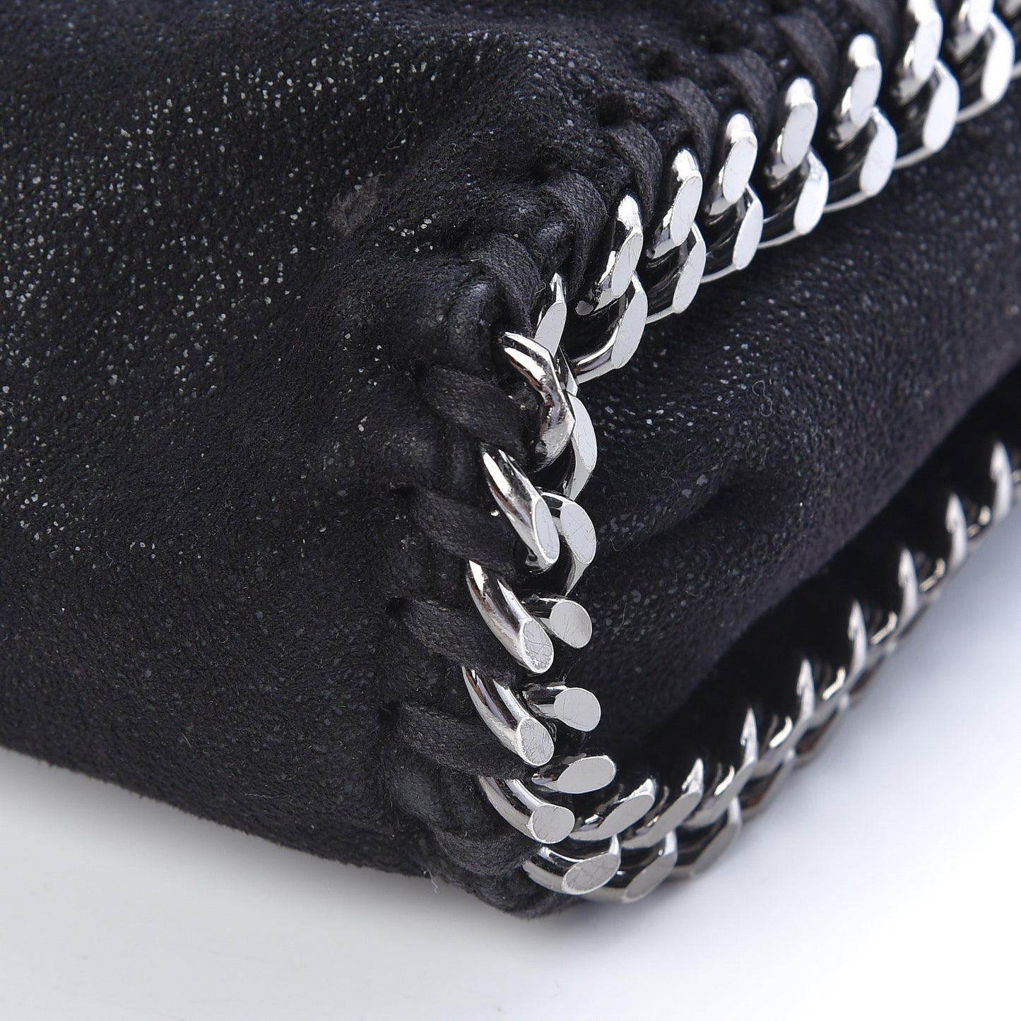 Shaggy Deer Small Falabella Tote Black