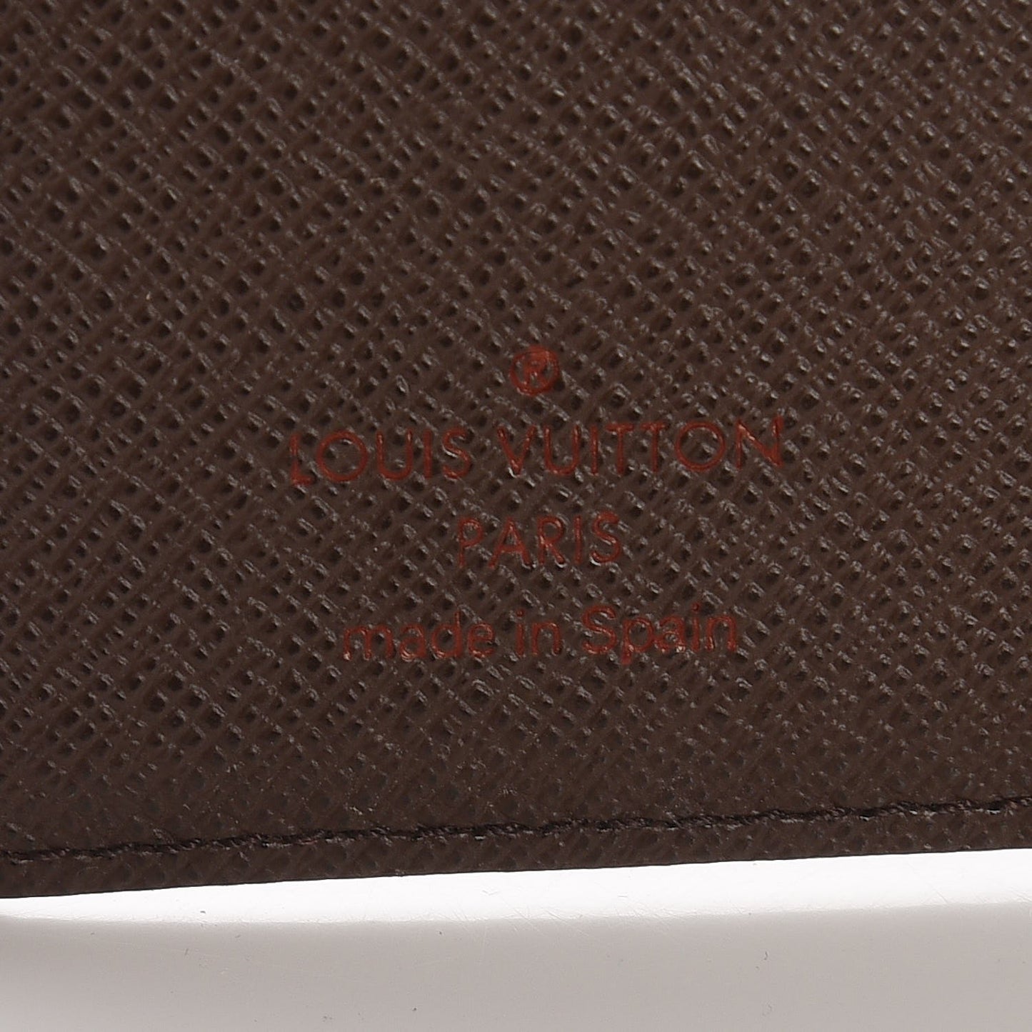 Damier Ebene Pocket Agenda Cover