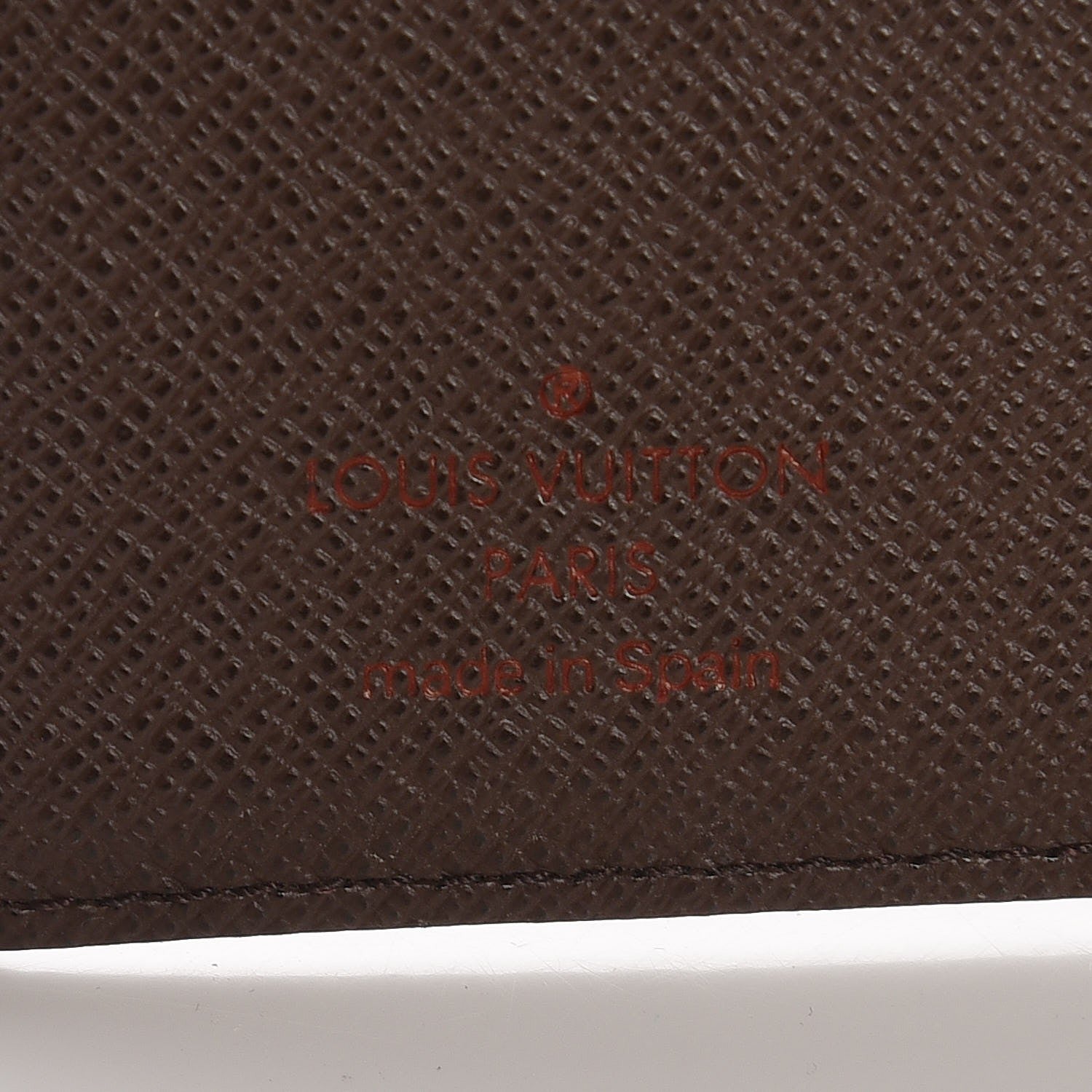 Louis Vuitton Damier Ebene Pocket Agenda Cover 6 of 8