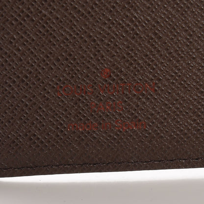 Louis Vuitton Damier Ebene Pocket Agenda Cover 6 of 8