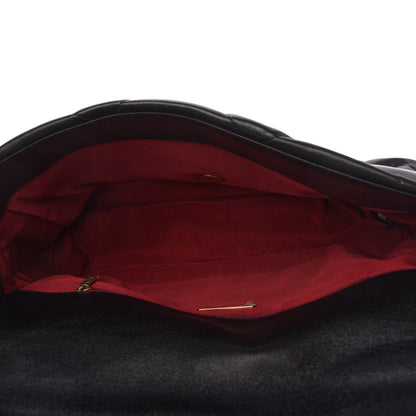 Chanel Goatskin Quilted Maxi Chanel 19 Flap Black 5 of 10
