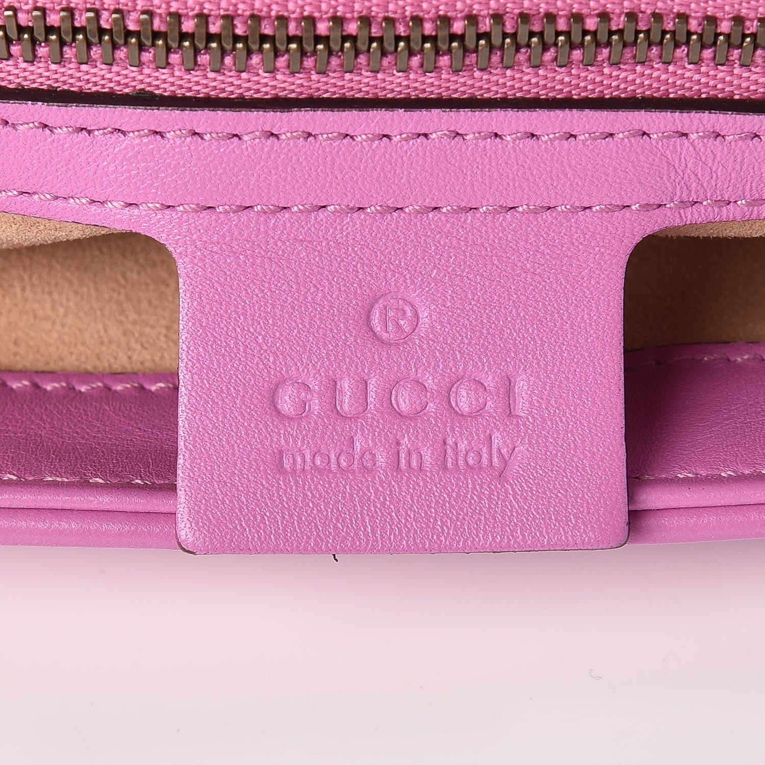Gucci Calfskin Matelasse Medium GG Marmont Shoulder Bag Candy Mousse 7 of 10