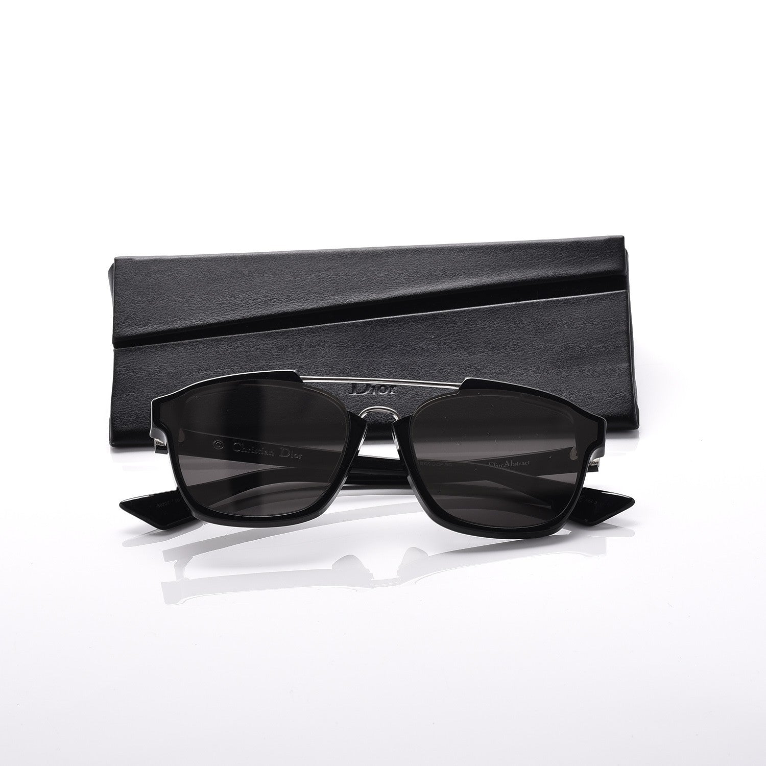 Christian Dior Abstract Square Mirrored Sunglasses Black 11 of 11