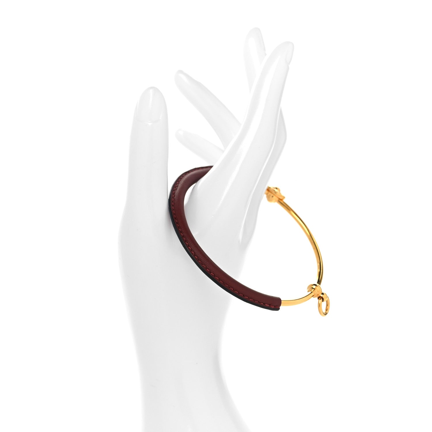 Hermes Swift Loop 2 Bracelet M Rouge Grenat 5 of 12