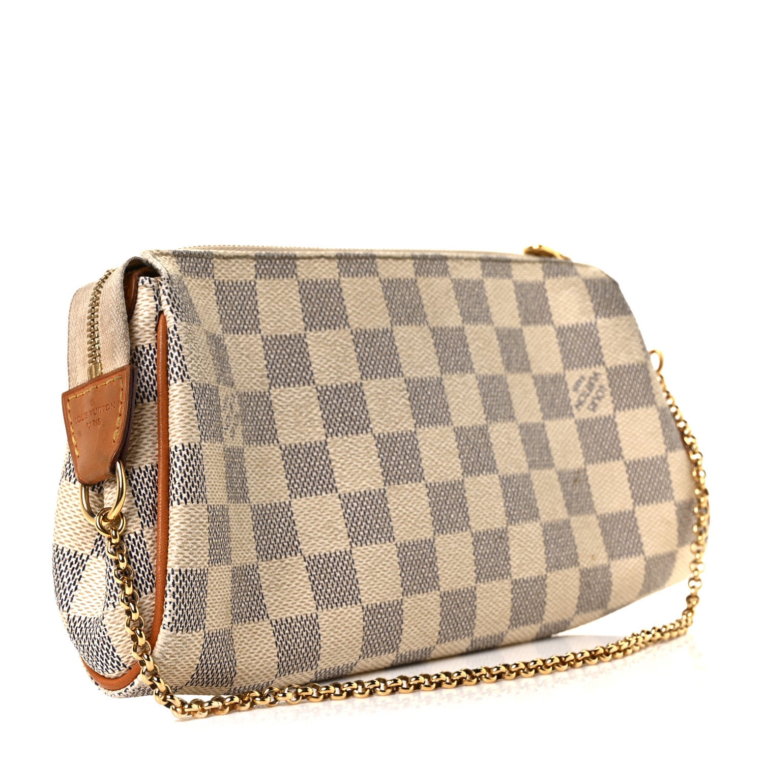 Louis Vuitton Damier Azur Eva Clutch 2 of 8