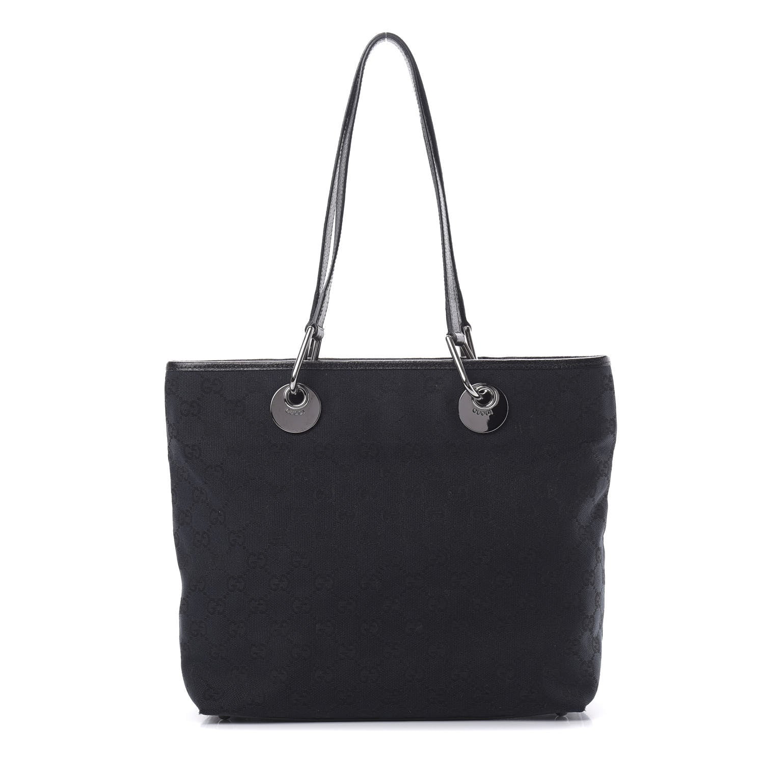 Gucci Monogram Eclipse Tote Black 1 of 13