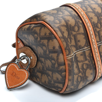 Christian Dior Monogram Trotter Romantique Boston Bag Brown 5 of 9