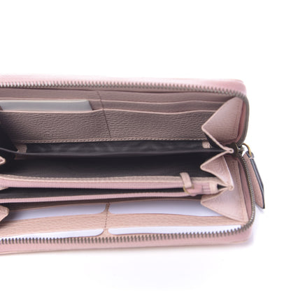 Gucci Calfskin Butterfly Farfalla Zip Around Wallet Perfect Pink 5 of 7