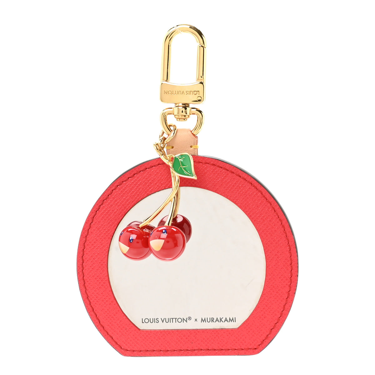 Louis Vuitton LV X TM Monogram Cerises Mini Mirror Bag Charm 1 of 3
