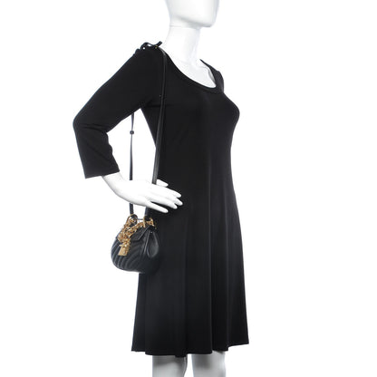 Chloe Calfskin Quilted Nano Drew Bijou Shoulder Bag Black 3 of 13