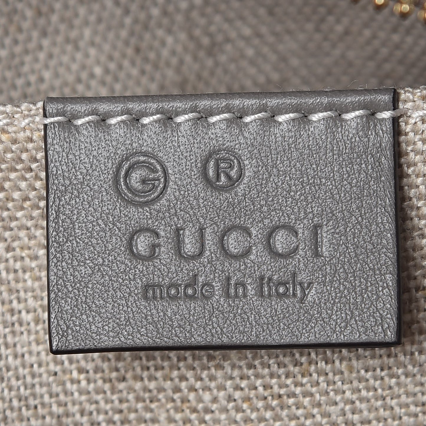Microguccissima Mini Bree Messenger Bag Grey