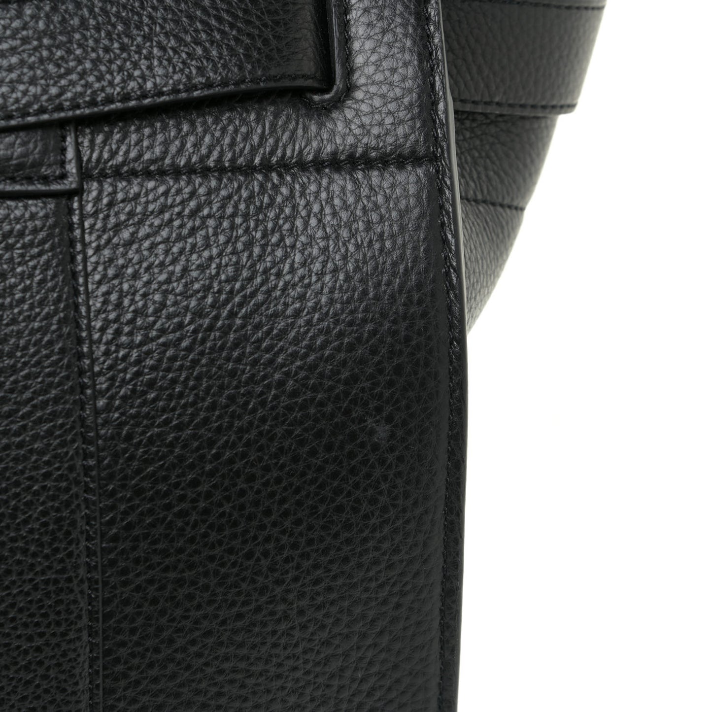 Small Classic Grain Small Zipped Bayswater Black