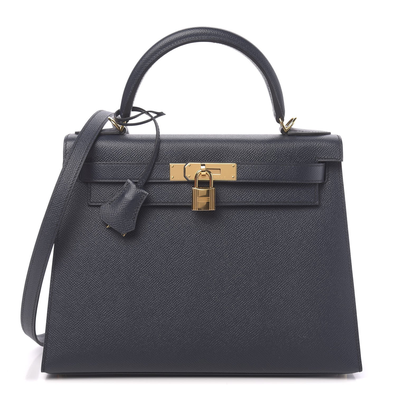 Hermes Epsom Kelly 28 Bleu Indigo 1 of 11