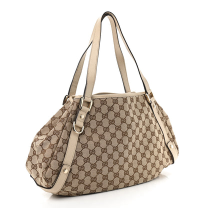 Gucci Monogram Medium Abbey Shoulder Bag Off White 3 of 11
