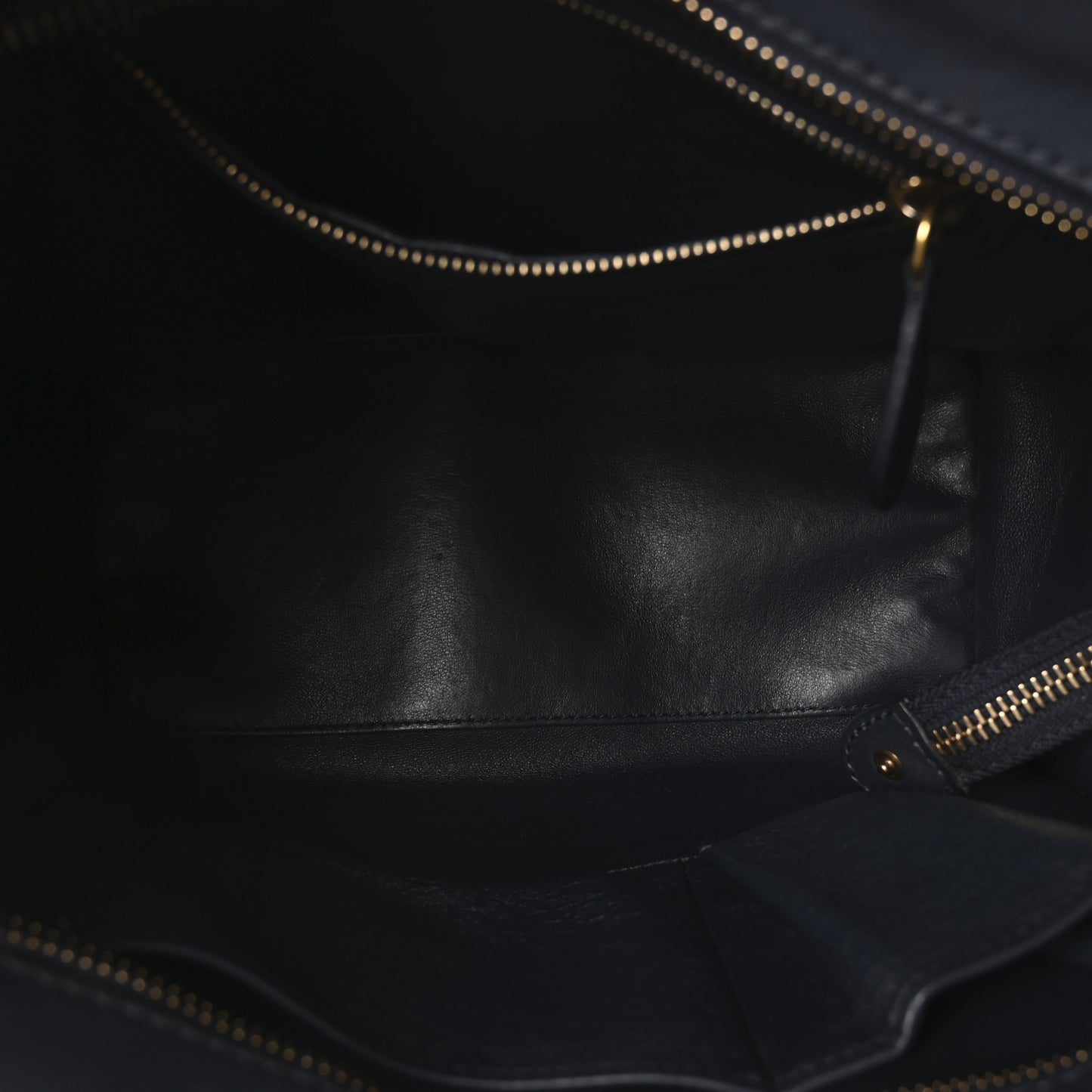 Smooth Calfskin Micro Luggage Navy Blue