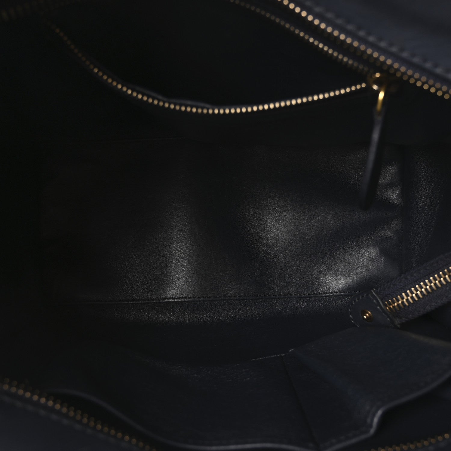 Celine Smooth Calfskin Micro Luggage Navy Blue 5 of 9