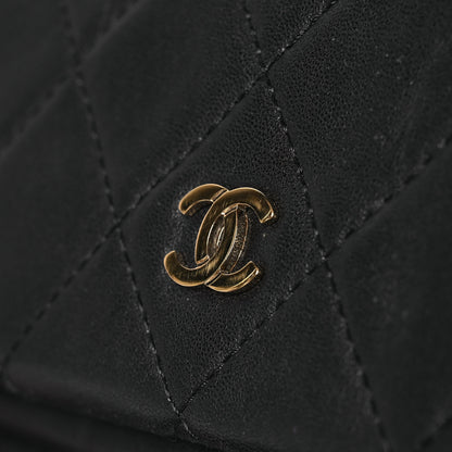 Chanel Lambskin Quilted CC Beauty Clutch Black 10 of 15