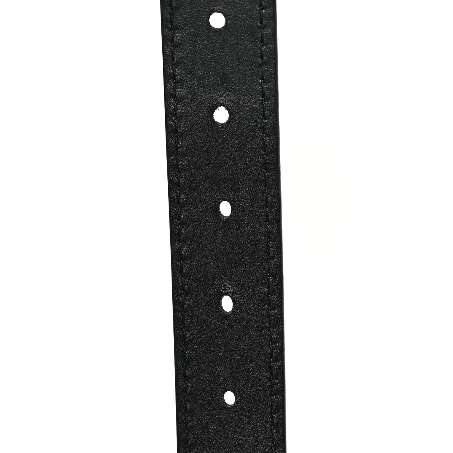 Calfskin D Fence Belt 75 30 Black