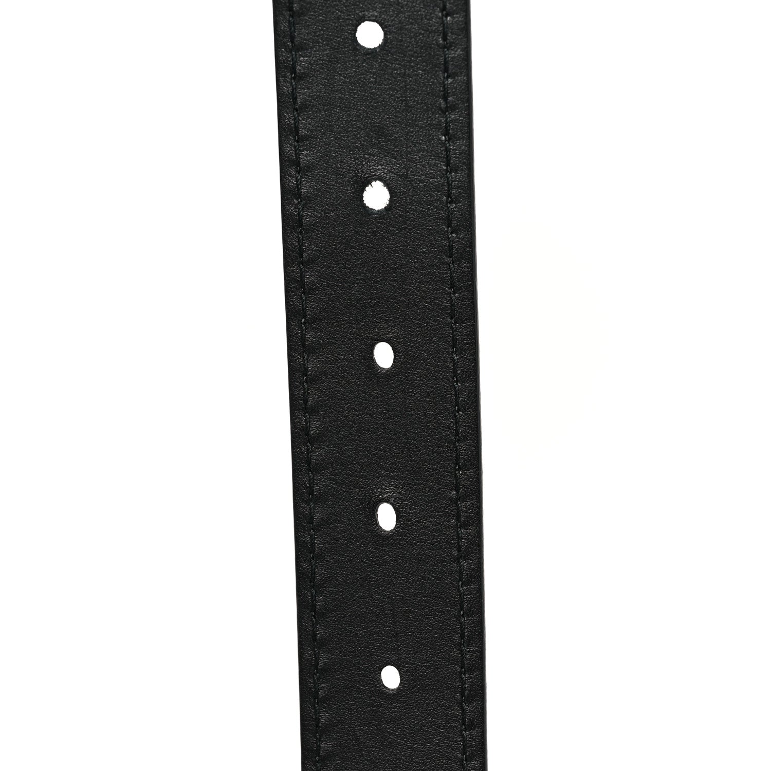 Christian Dior Calfskin D Fence Belt 75 30 Black 5 of 5