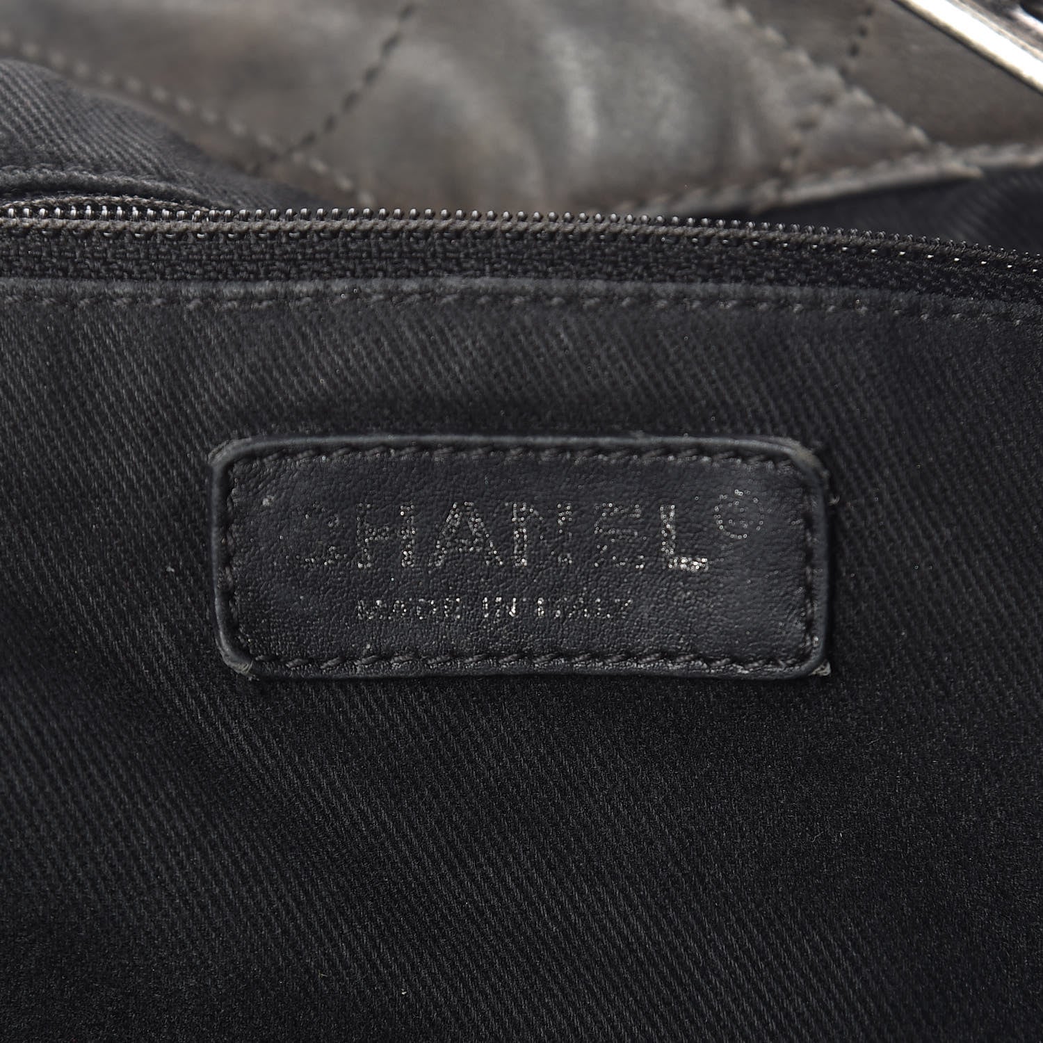 Chanel Iridescent Calfskin VIP Shopping Tote Grey 6 of 34