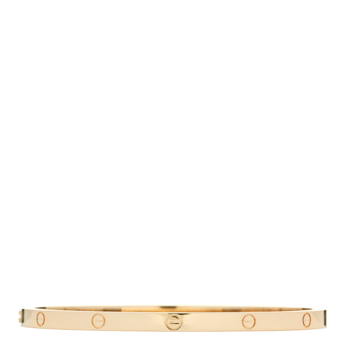 18K Yellow Gold Small LOVE Bracelet 17