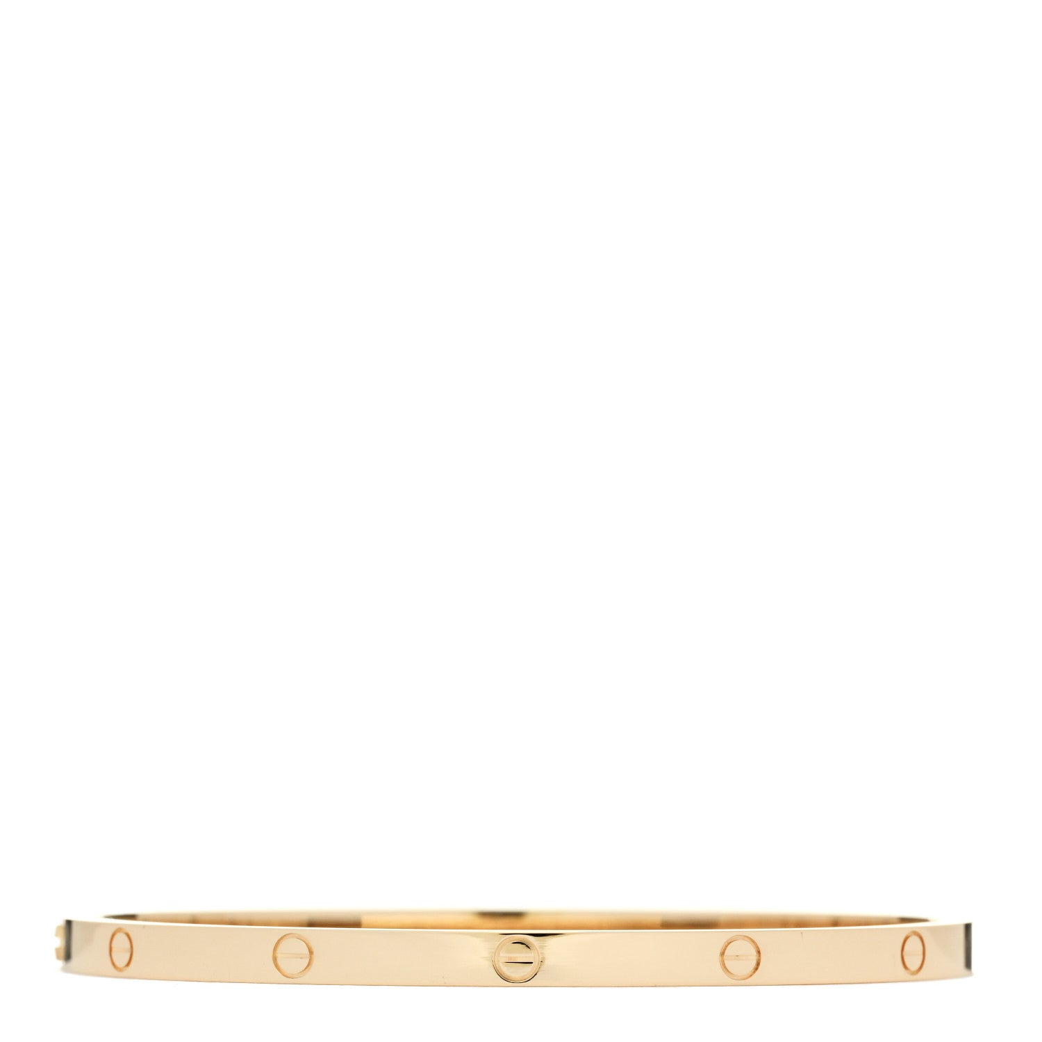 Cartier 18K Yellow Gold Small LOVE Bracelet 17 2 of 8