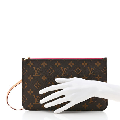 Louis Vuitton Monogram Neverfull MM GM Pochette Pivoine 2 of 6
