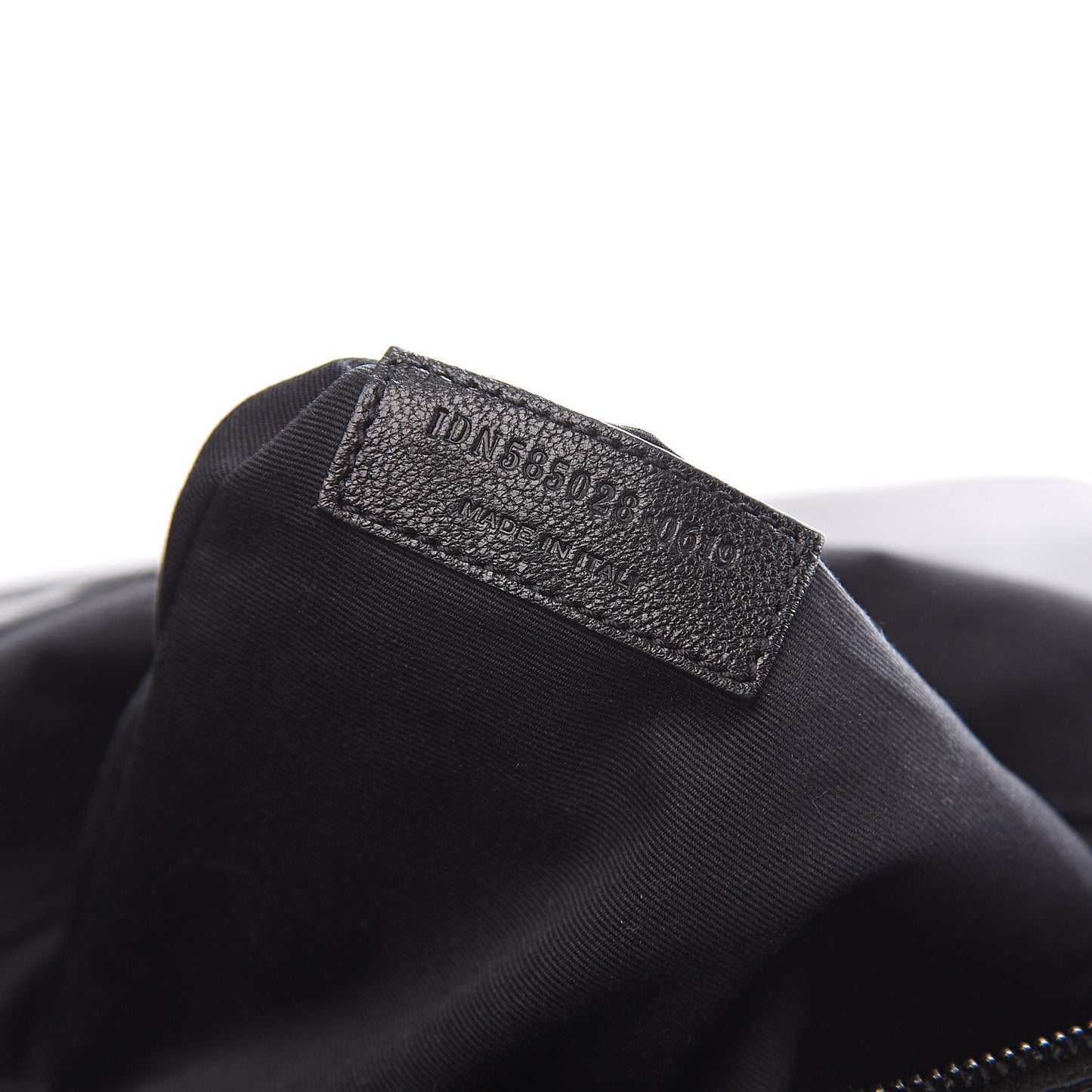 Vintage Lambskin Chevron Monogram Medium Nolita Black