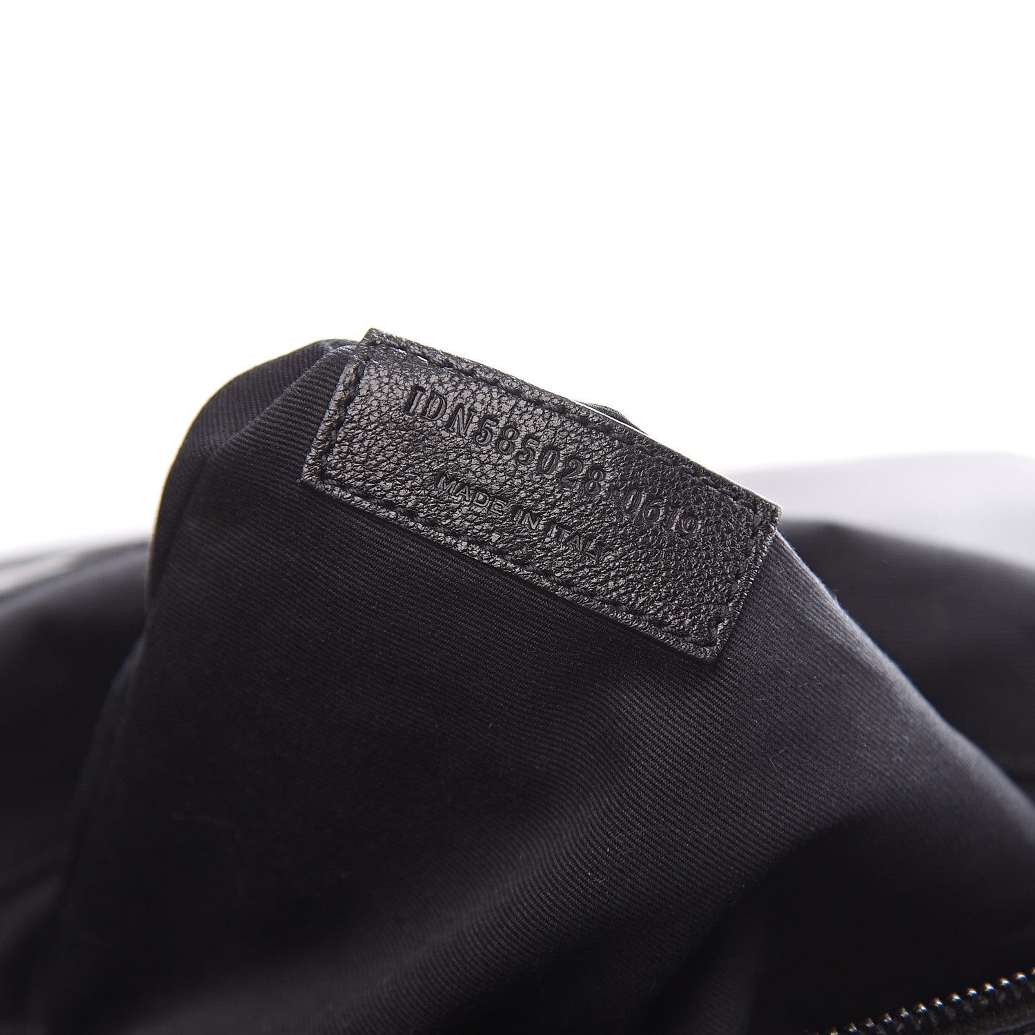 Saint Laurent Vintage Lambskin Chevron Monogram Medium Nolita Black 6 of 9