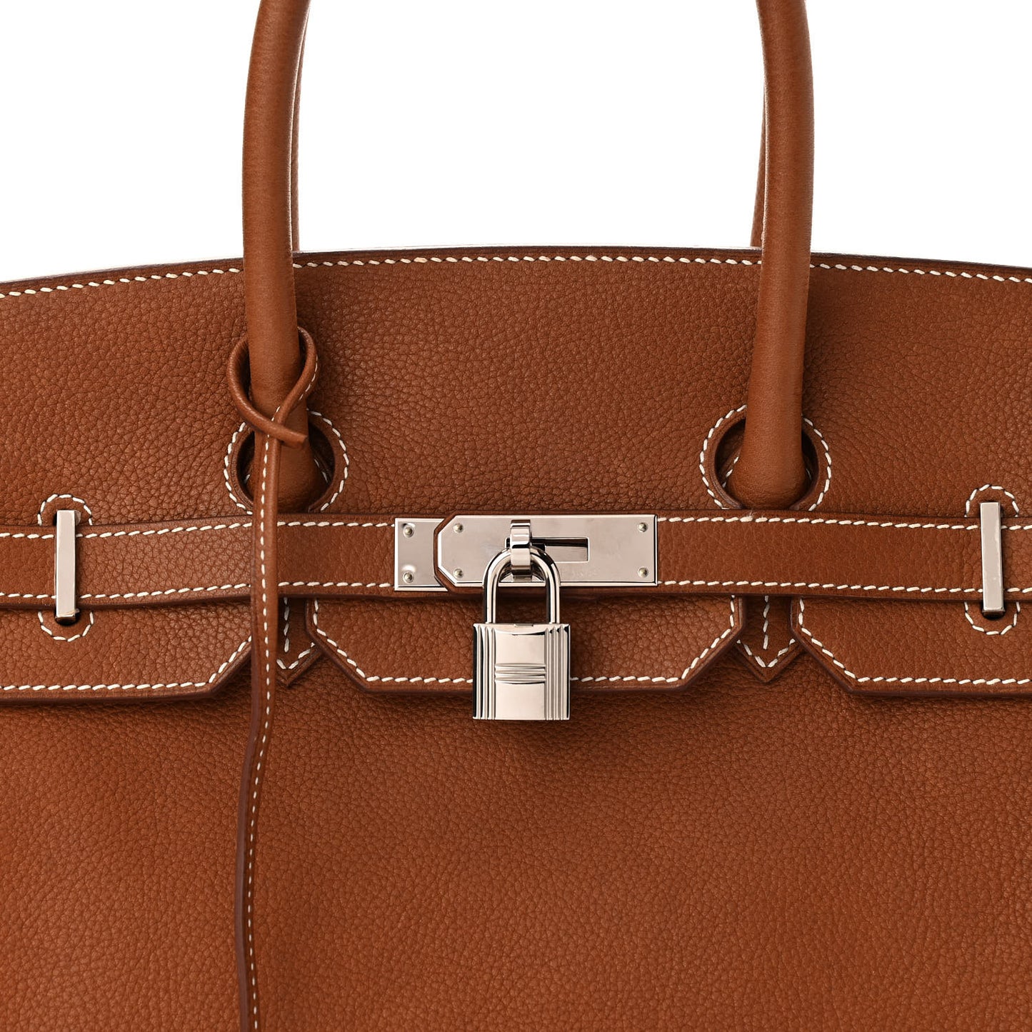 Natural Barenia Faubourg Birkin 35 Fauve