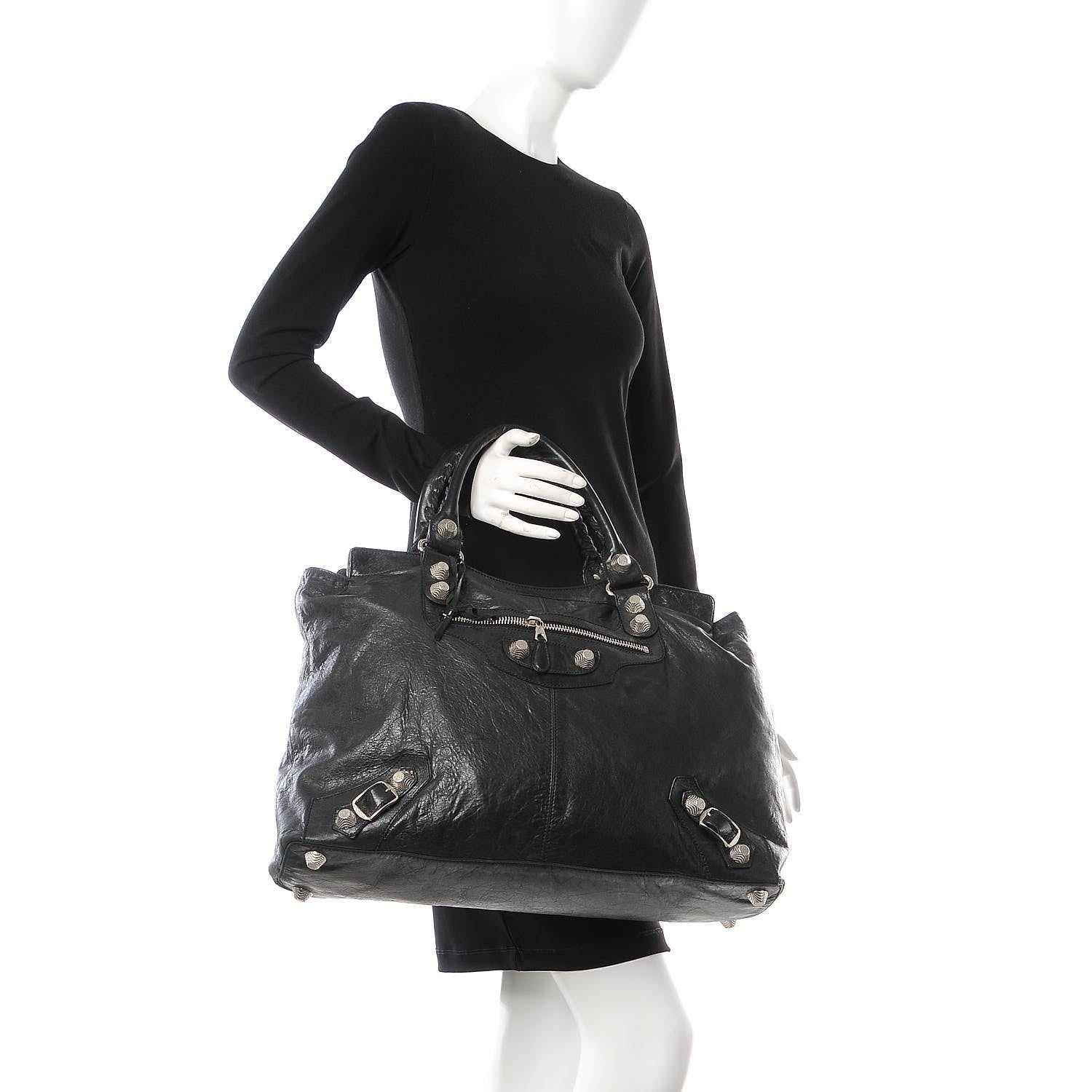 Balenciaga Chevre Giant 21 Silver Hardware RTT Anthracite 2 of 16