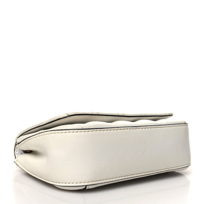 Versace Nappa Quilted Virtus Evening Bag White 4 of 12