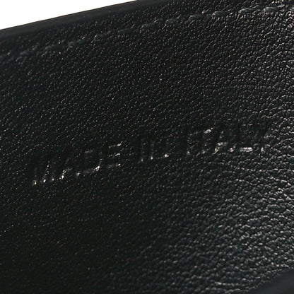Christian Dior Grained Calfskin Saddle Card Holder Black 8 of 9