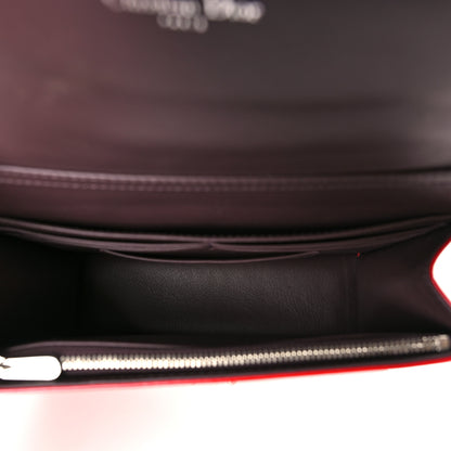 Christian Dior Metallic Box Patent Calfskin Miss Dior Promenade Pouch Red 5 of 10