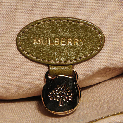 Mulberry Polished Buffalo Alexa Satchel Pickle Green 10 of 12