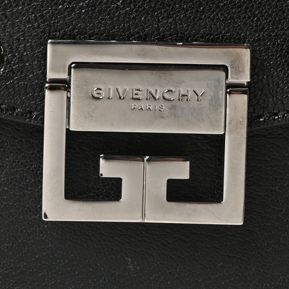 Givenchy Goatskin Grommet Medium GV3 Shoulder Bag Black 7 of 9