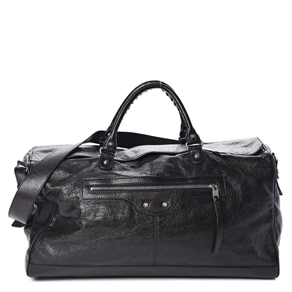 Balenciaga Agneau Classic Silver Hardware S Squash Boston Black 1 of 9