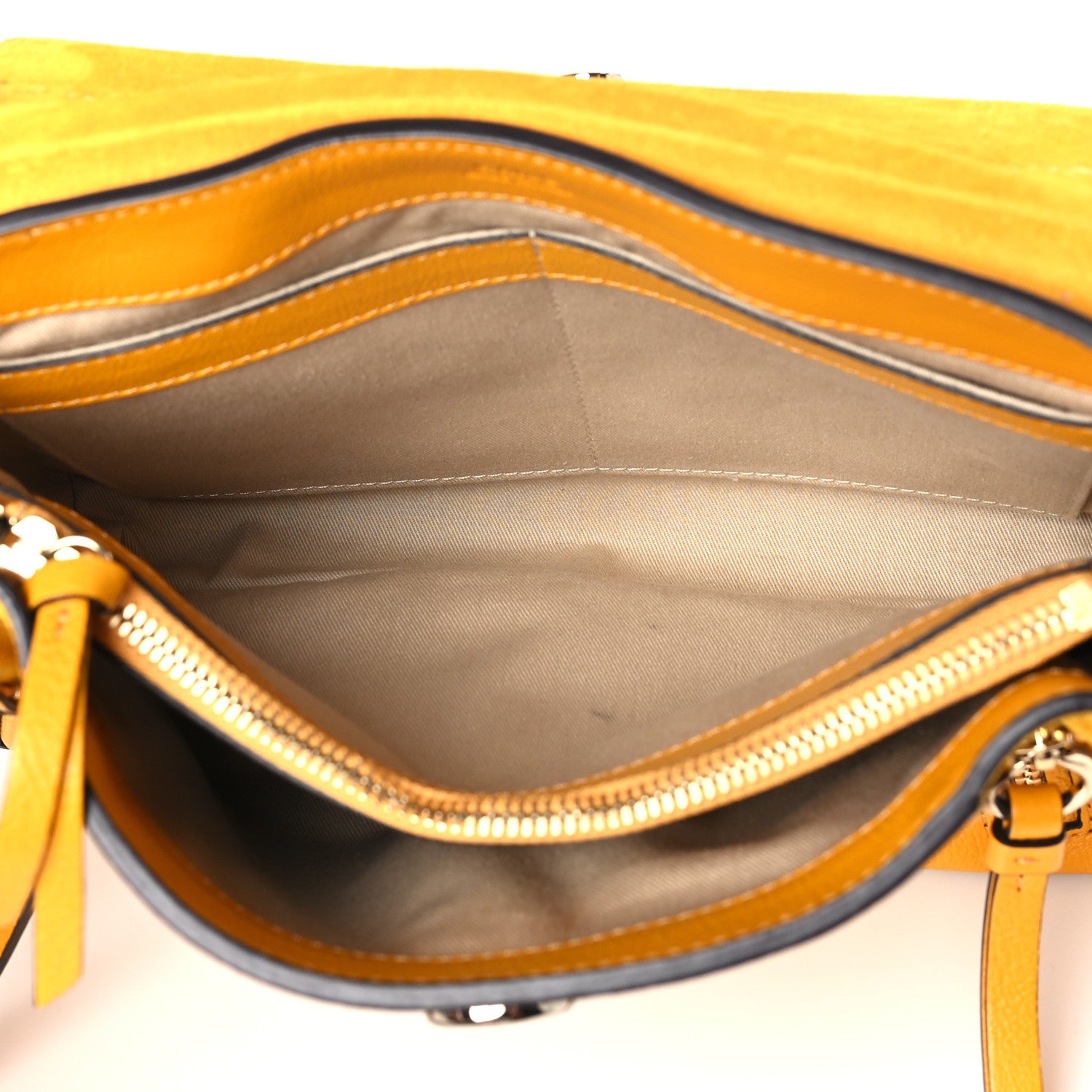Chloe Calfskin Small Faye Day Shoulder Bag Dusty Yellow 5 of 9