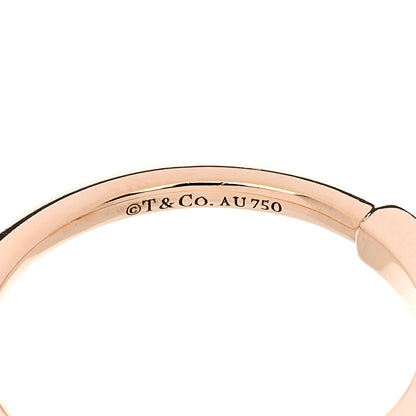 Tiffany 18K Rose Gold T Wire Ring 52 6 4 of 5