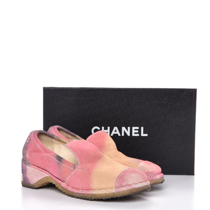Chanel Suede Mocassin Loafers 40 Multicolor 12 of 12