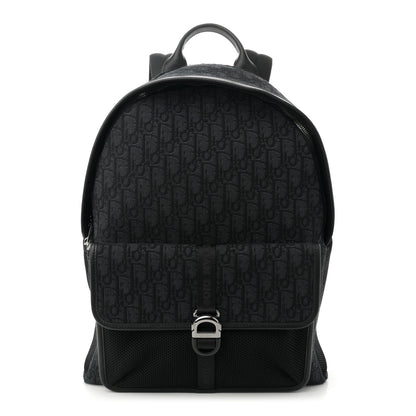 Christian Dior Oblique Jacquard Dior 8 Backpack Black 1 of 13