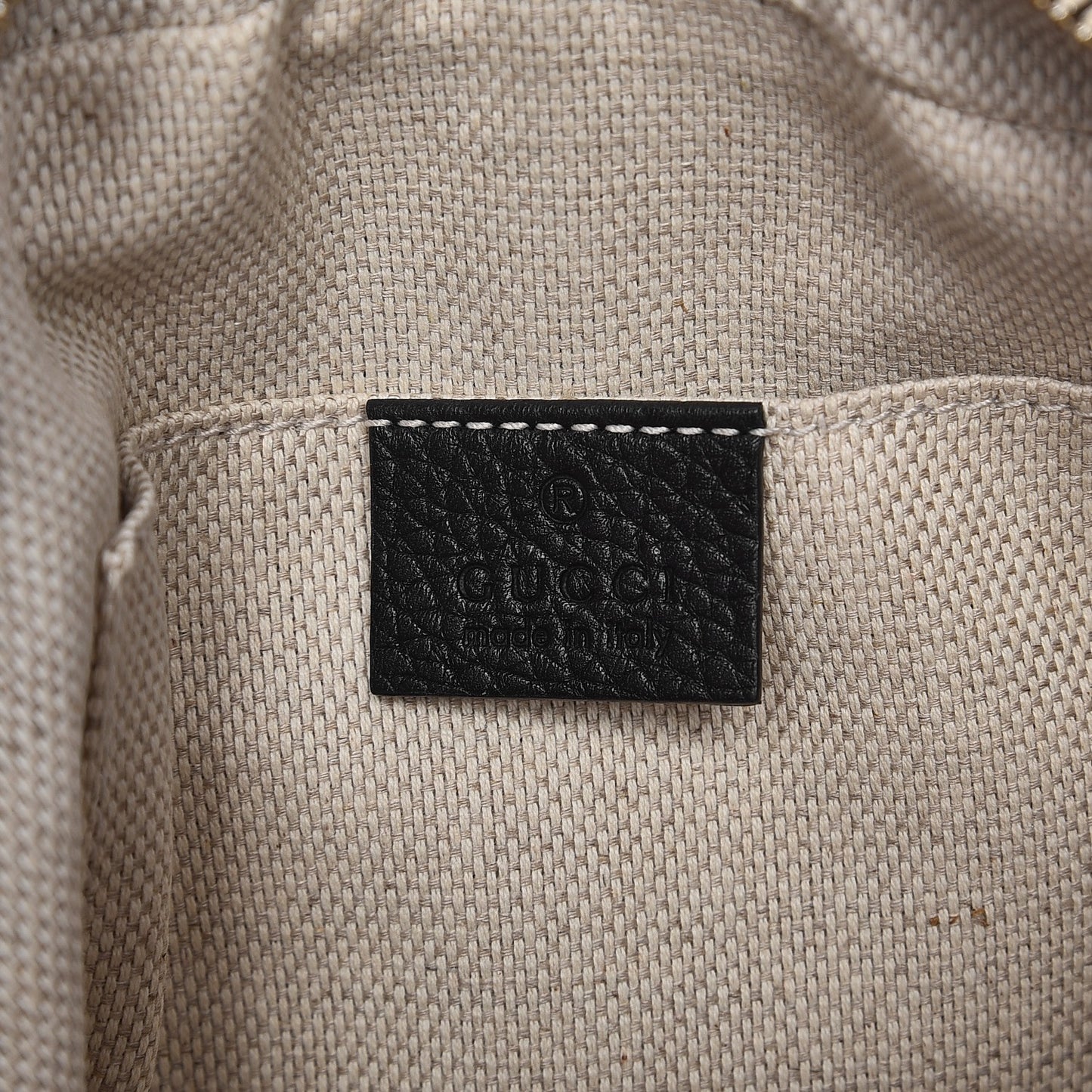 Pebbled Calfskin Small Soho Disco Bag Black