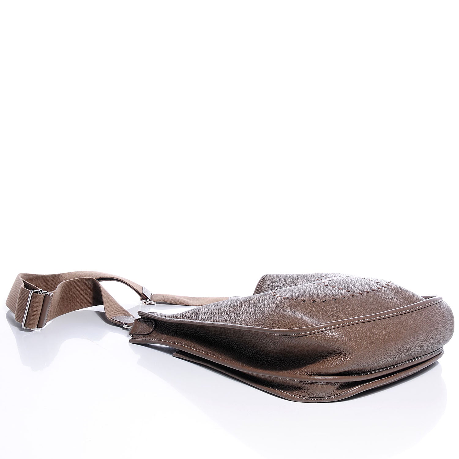 Hermes Taurillon Clemence Evelyne III GM Etoupe 8 of 14