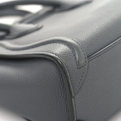 Celine Drummed Calfskin Nano Luggage Kohl 11 of 18