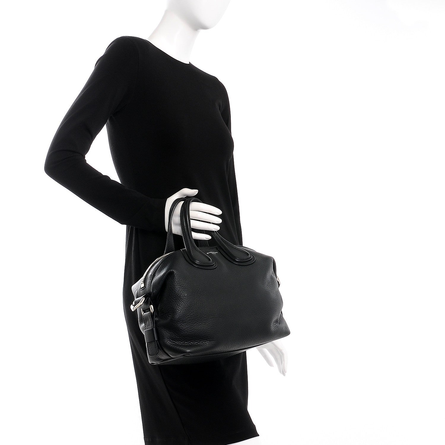 Givenchy Pebbled Calfskin Small Nightingale Black 3 of 10