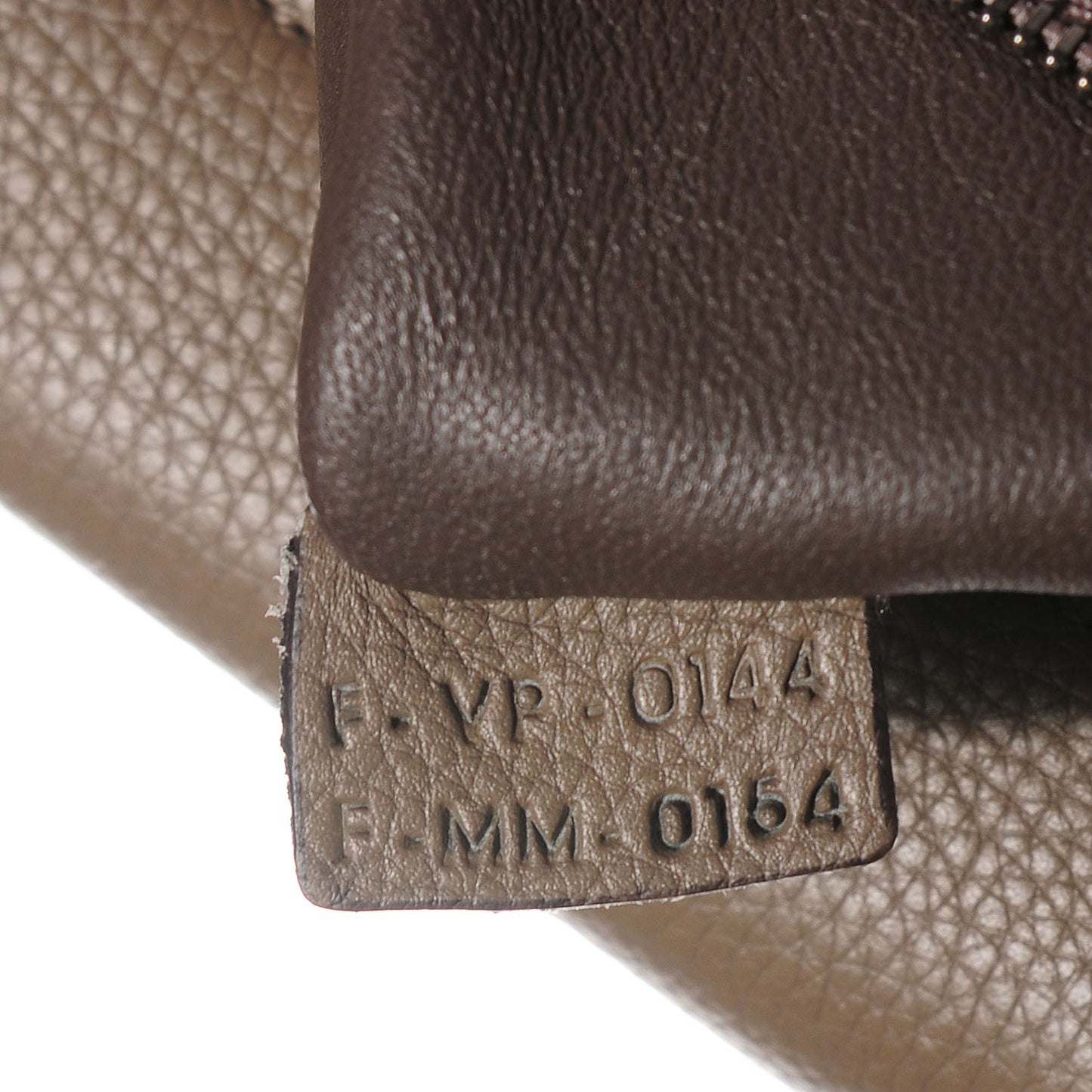 Drummed Calfskin Suede Medium Trapeze Taupe